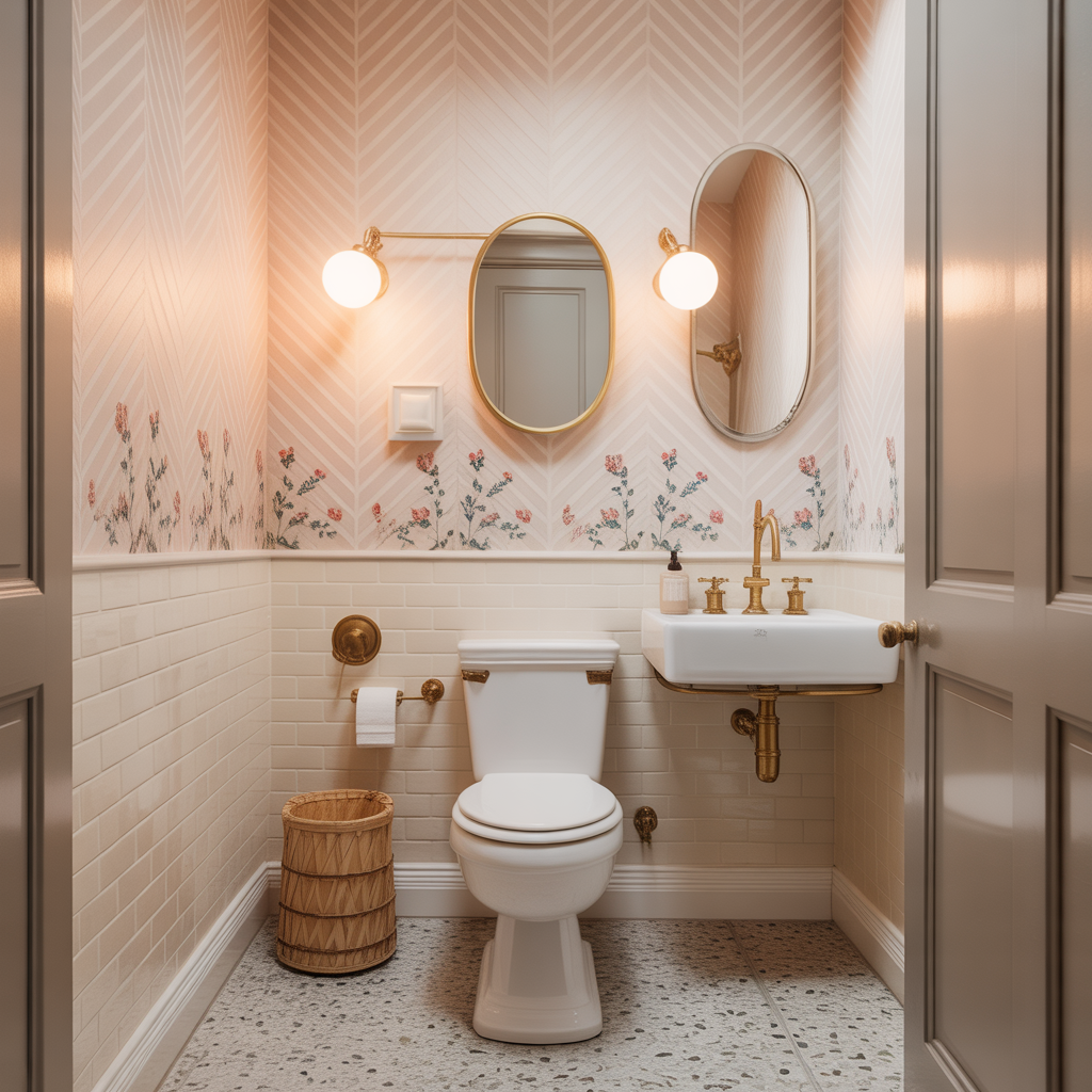 Small Bathroom Wallpaper