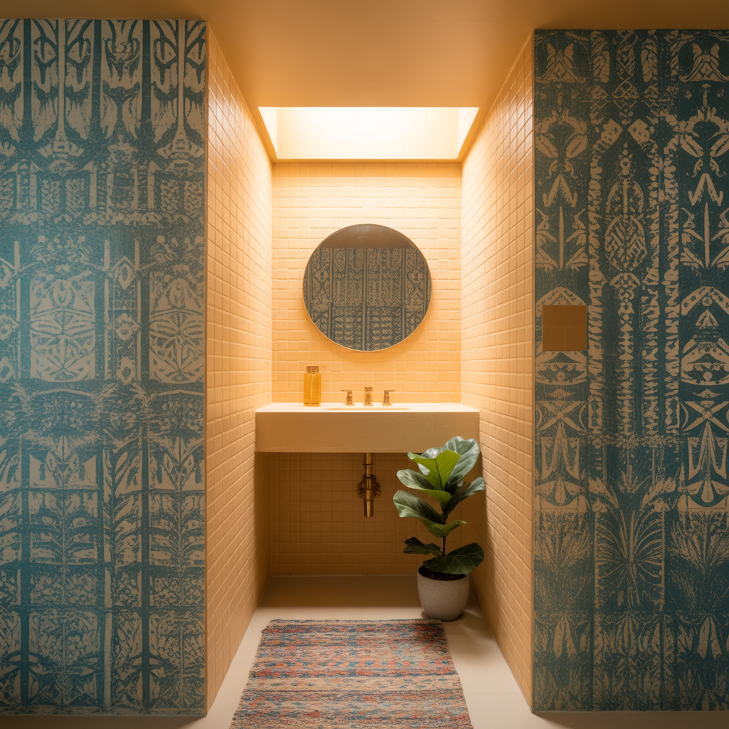 Small Bathroom Wallpaper