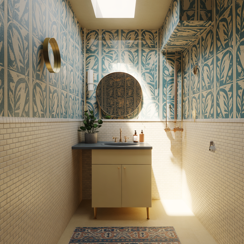 Small Bathroom Wallpaper
