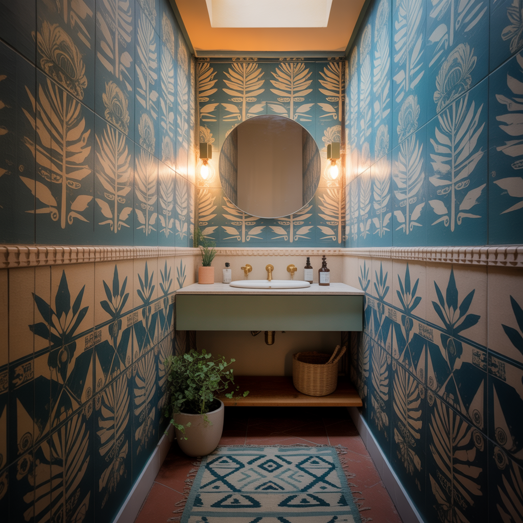 Small Bathroom Wallpaper
