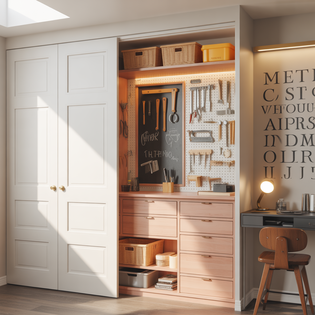 small closet door ideas
