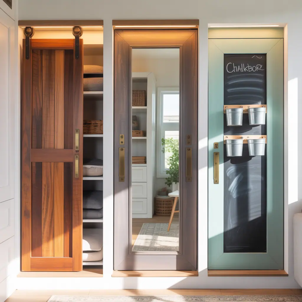 small closet door ideas