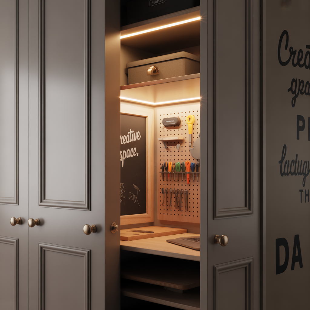 small closet door ideas