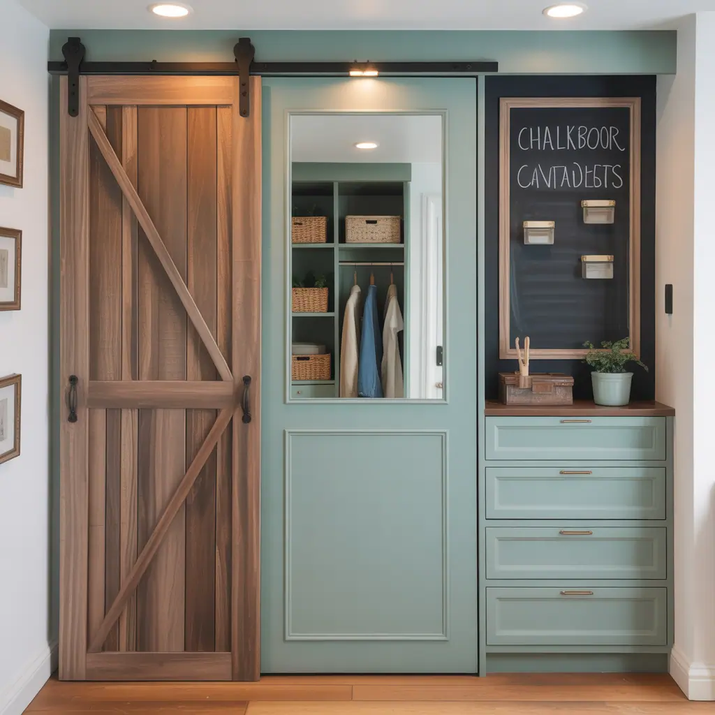 small closet door ideas