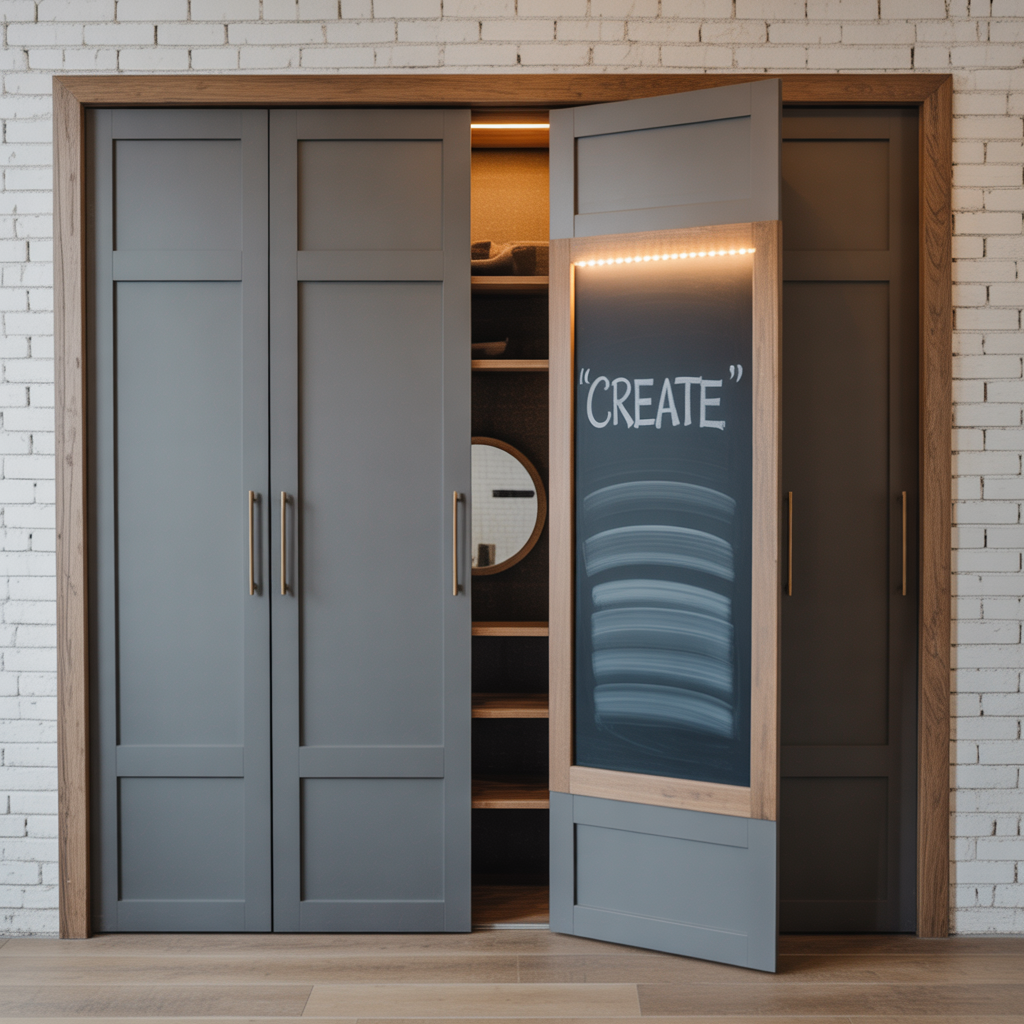 small closet door ideas