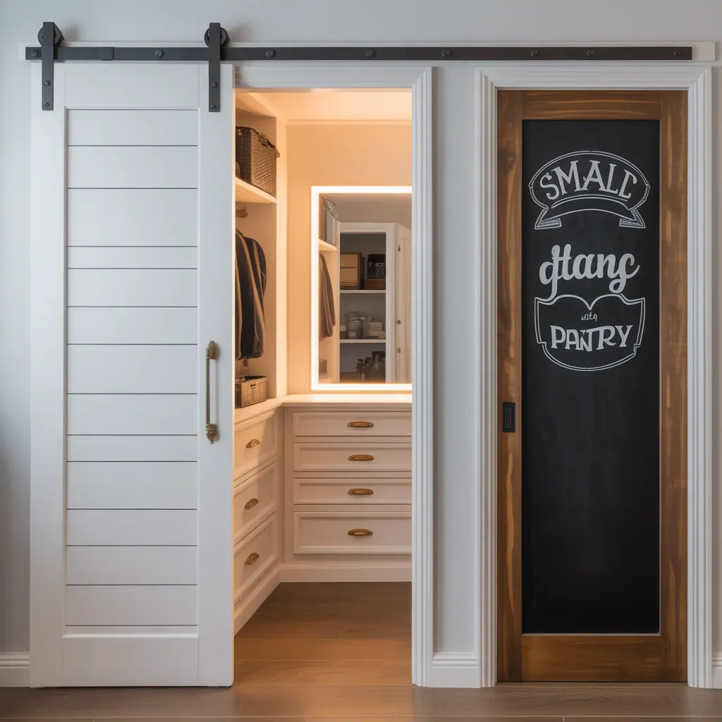 small closet door ideas