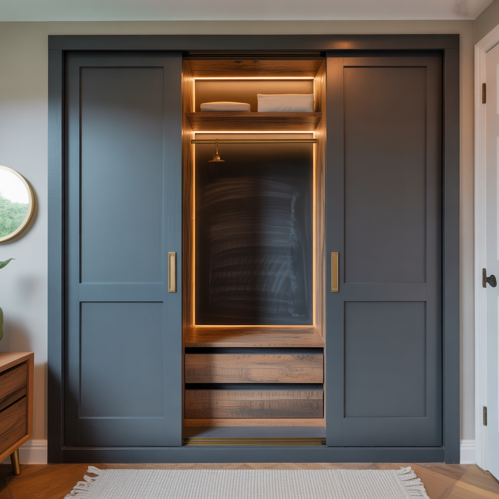 small closet door ideas