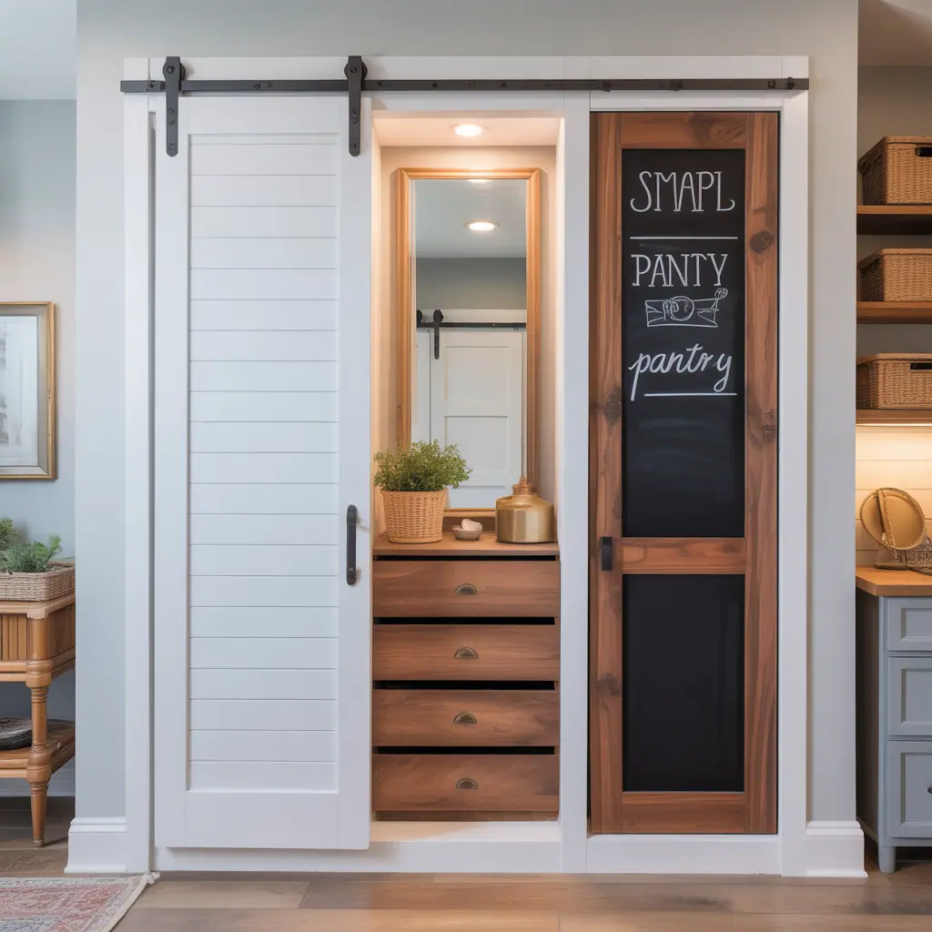 small closet door ideas