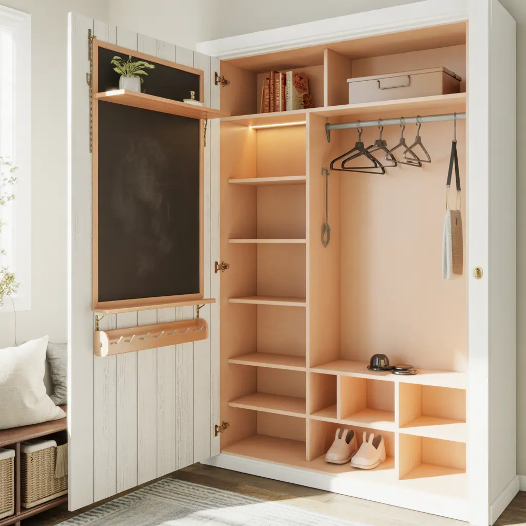 small closet door ideas