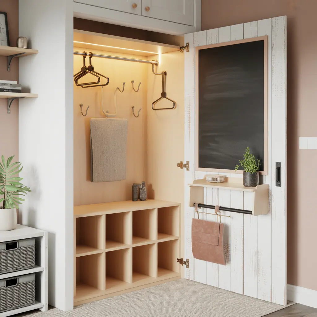 small closet door ideas