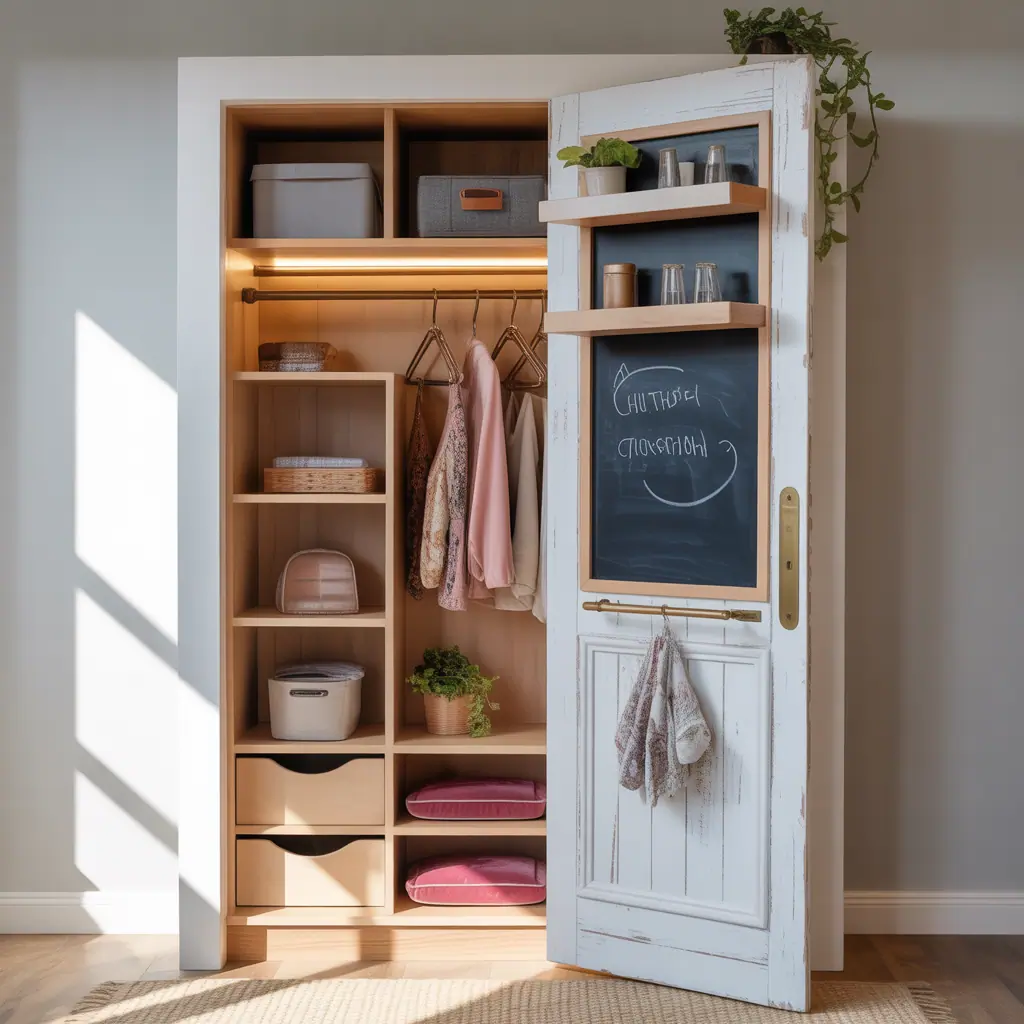 small closet door ideas