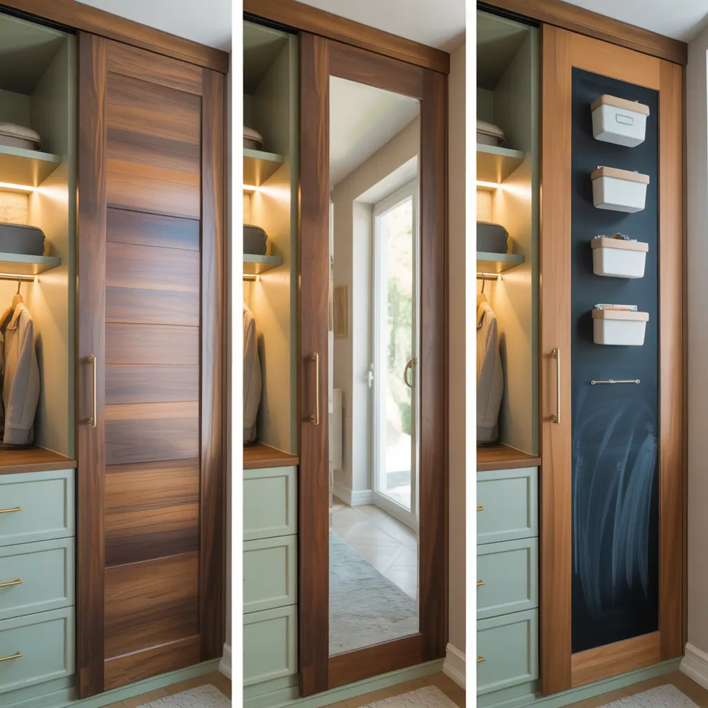 small closet door ideas