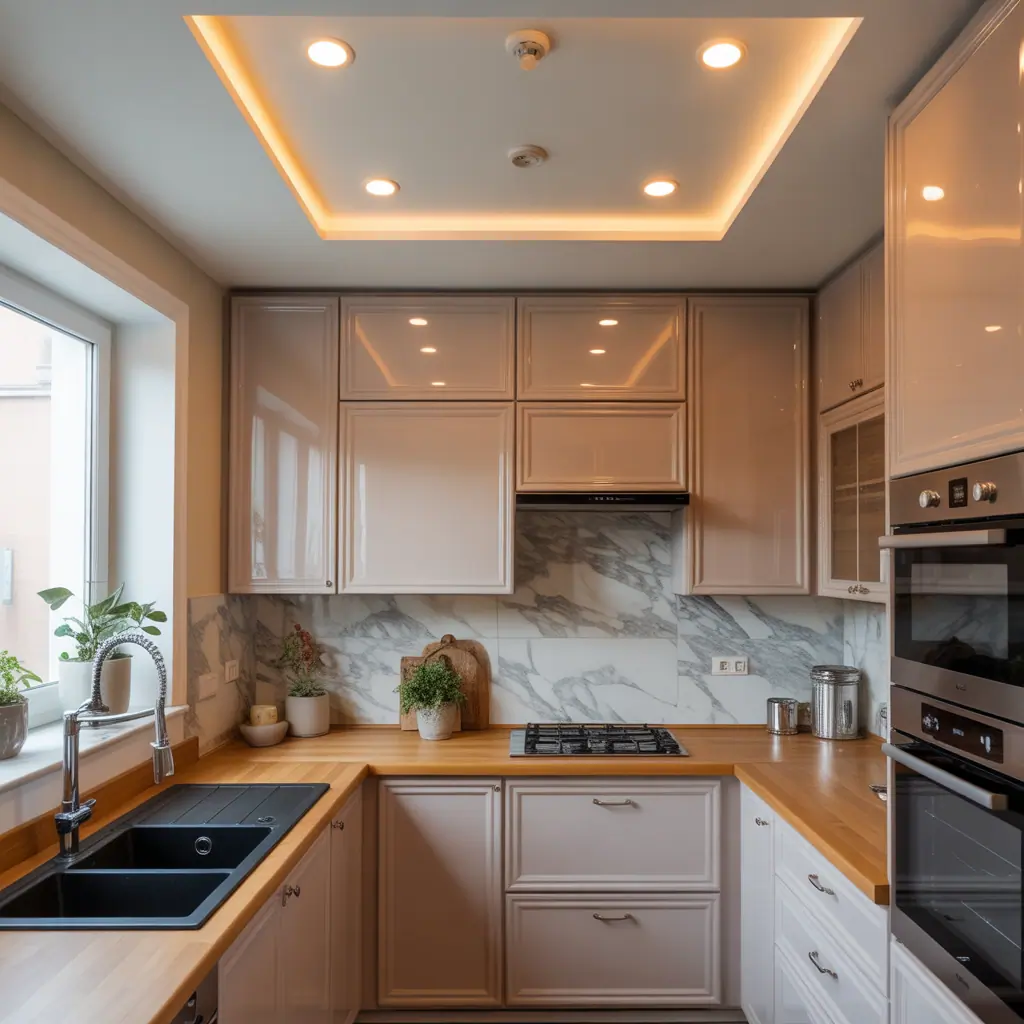 small kitchen recessed lighting