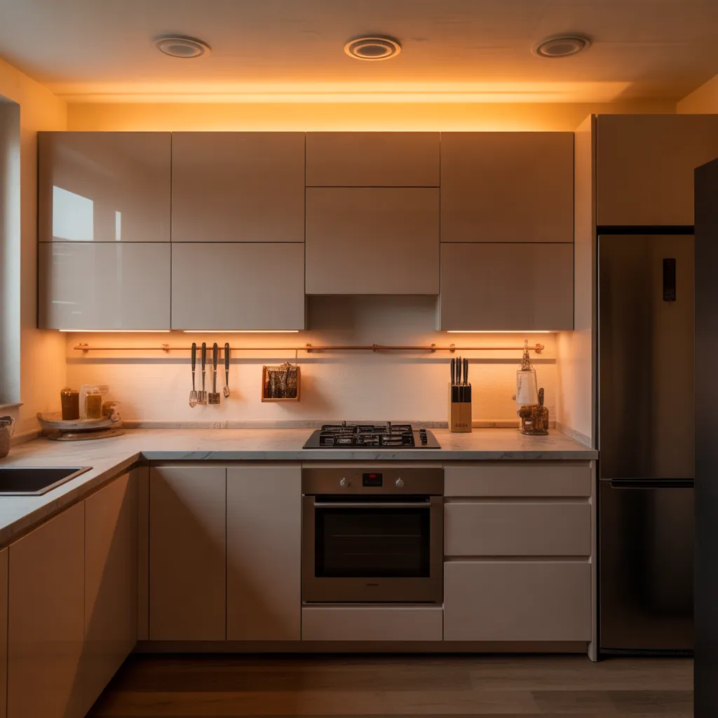 small kitchen recessed lighting