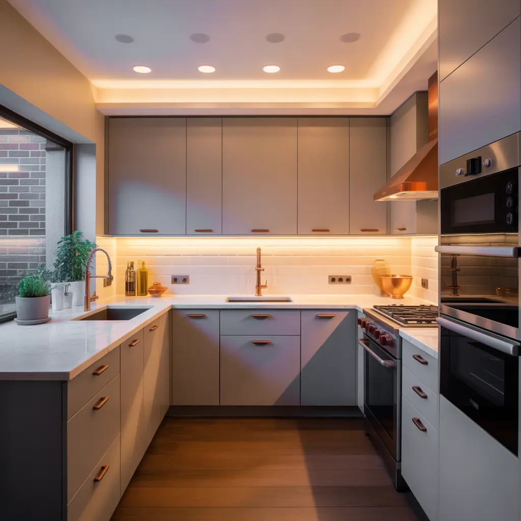 small kitchen recessed lighting