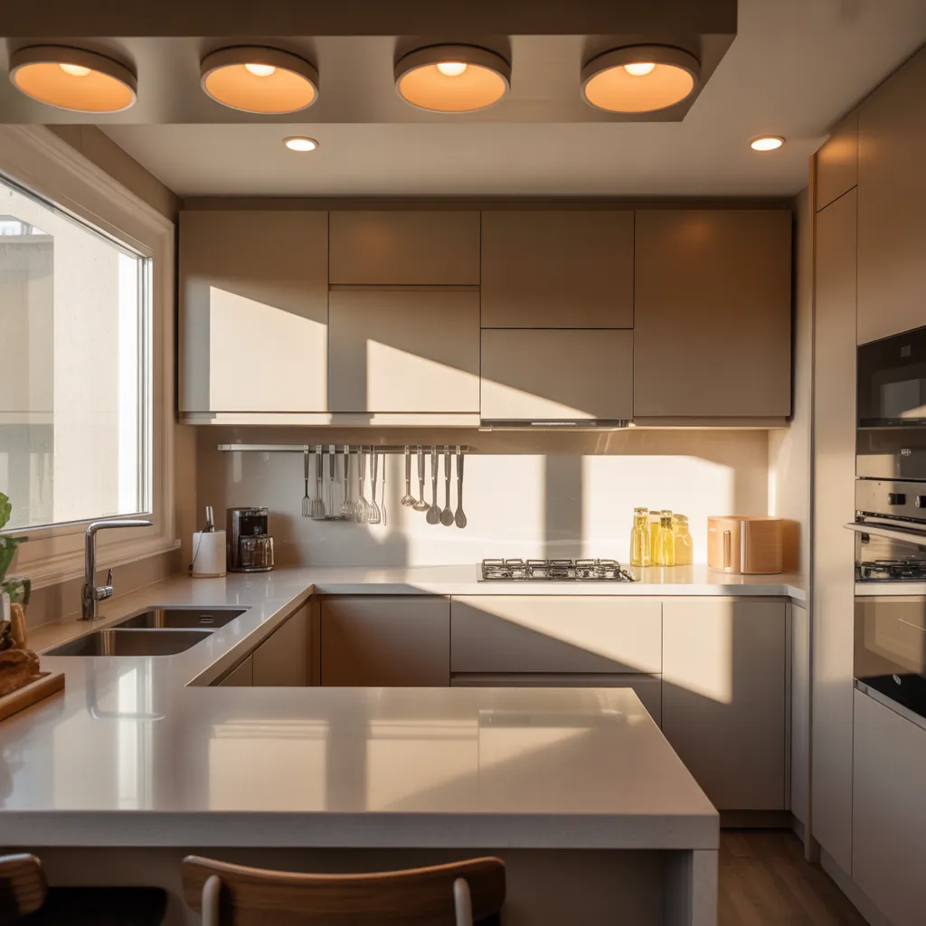 small kitchen recessed lighting