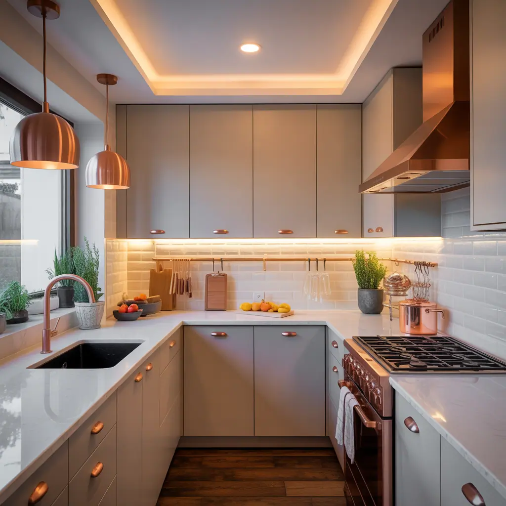 small kitchen recessed lighting