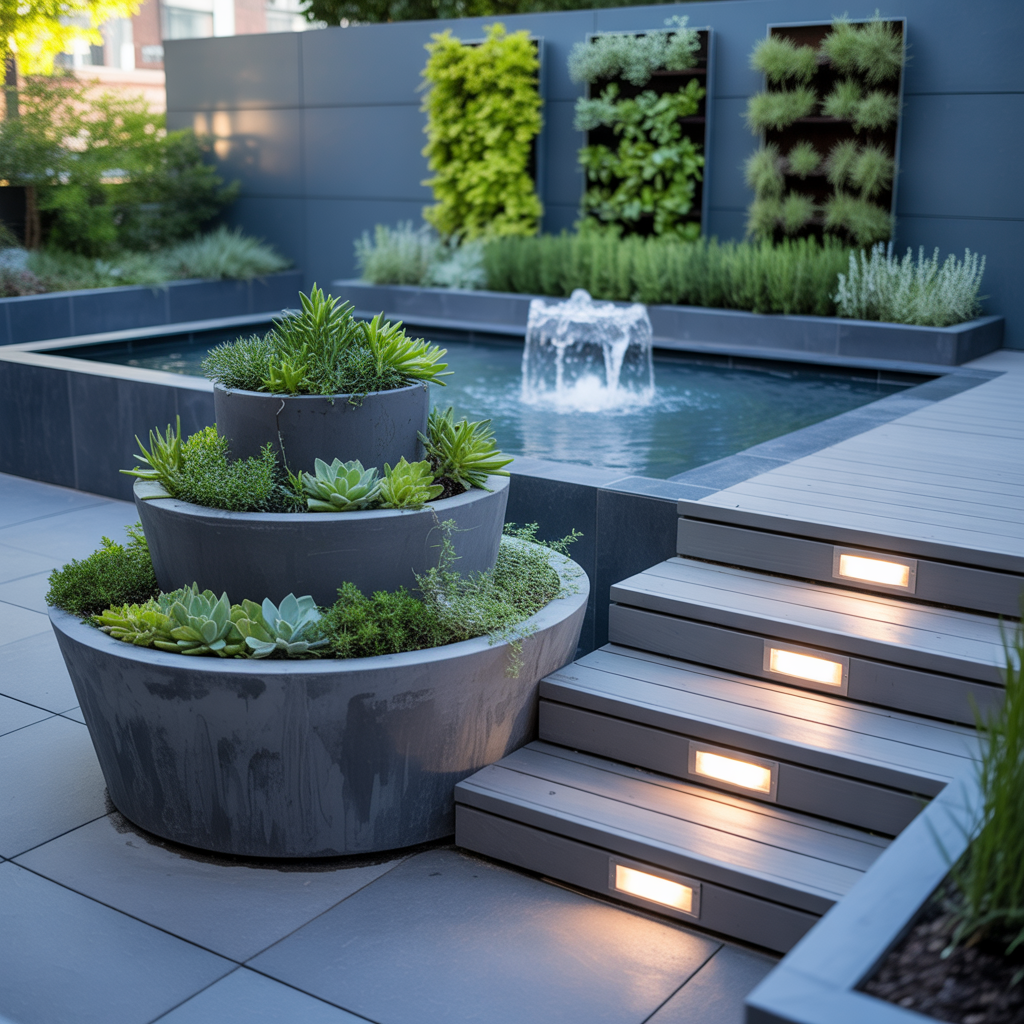 small modern outdoor gardens ideas