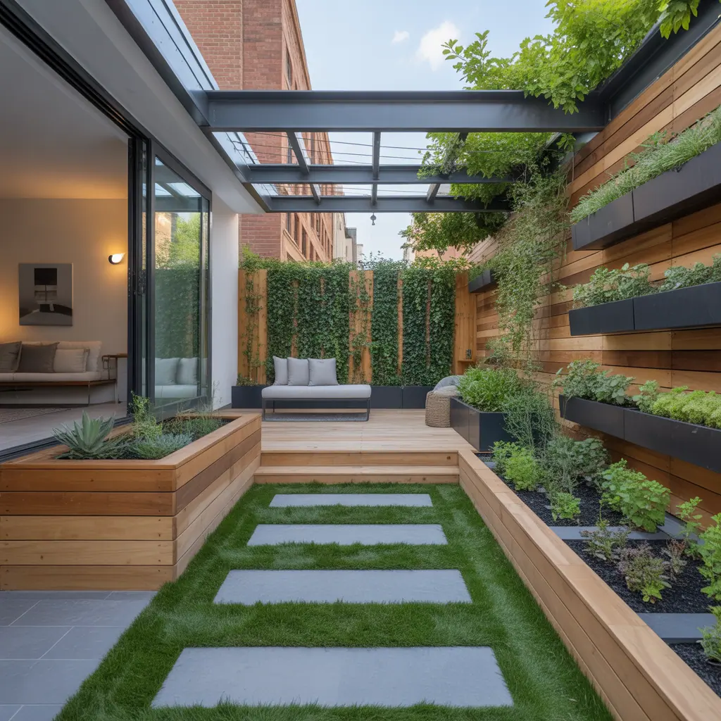 small modern outdoor gardens ideas