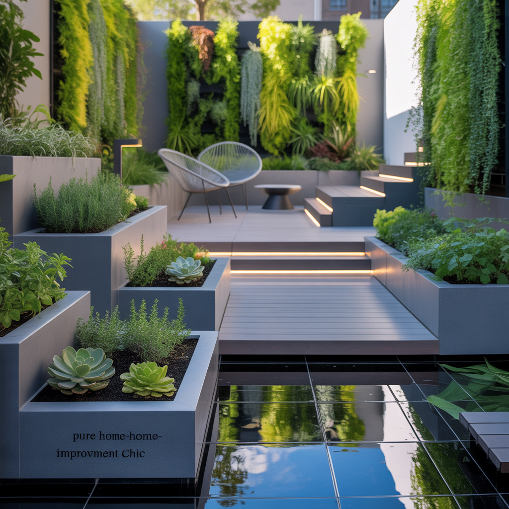 small modern outdoor gardens ideas