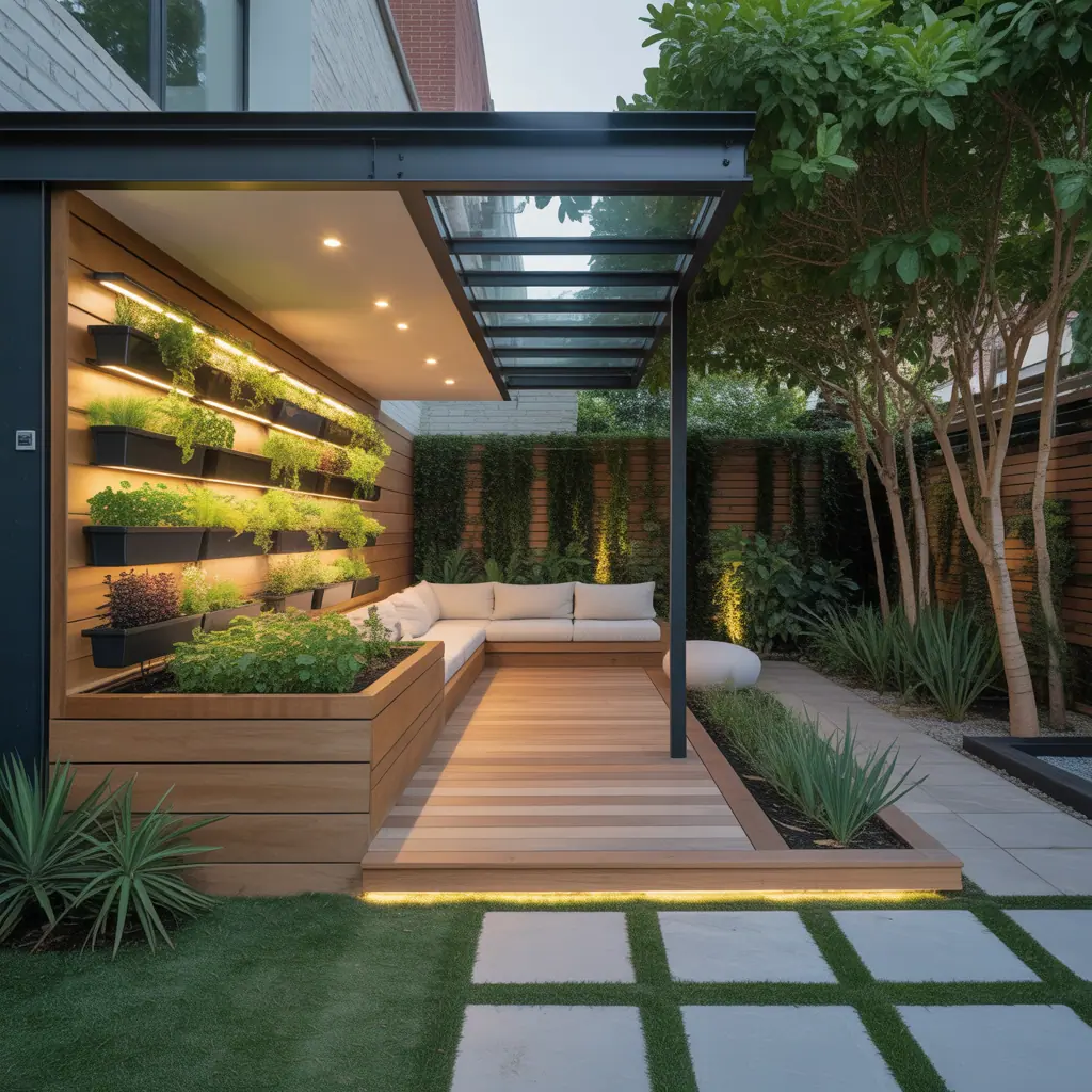 small modern outdoor gardens ideas