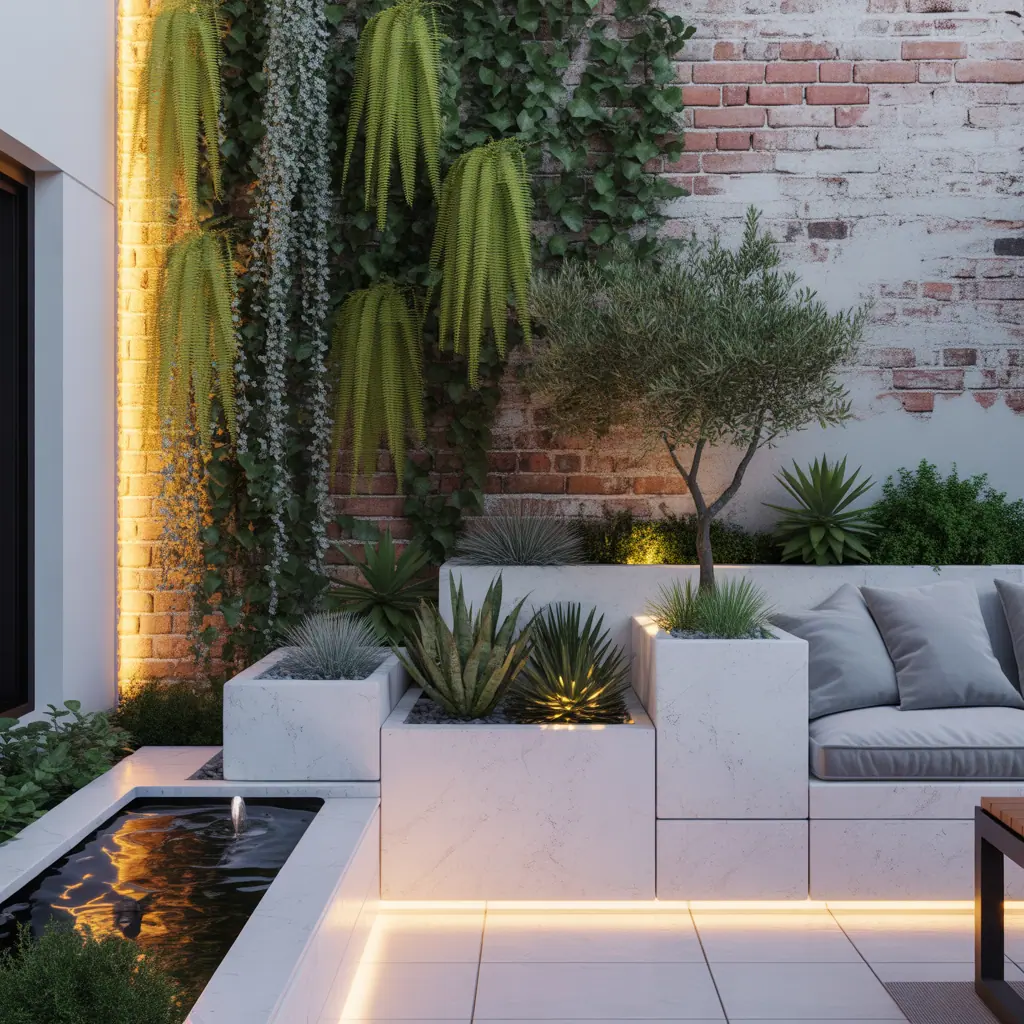 small modern outdoor gardens ideas