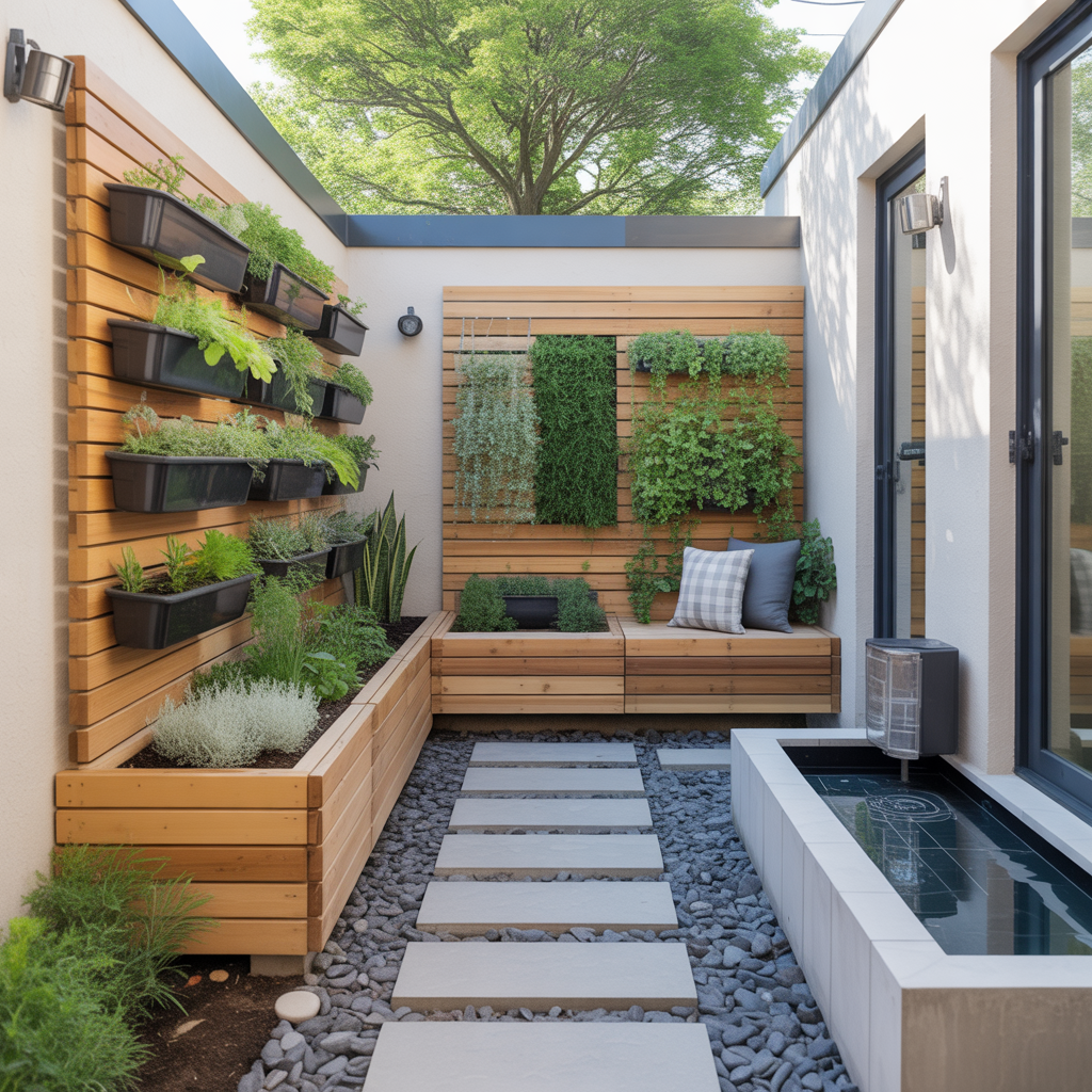 small modern outdoor gardens ideas