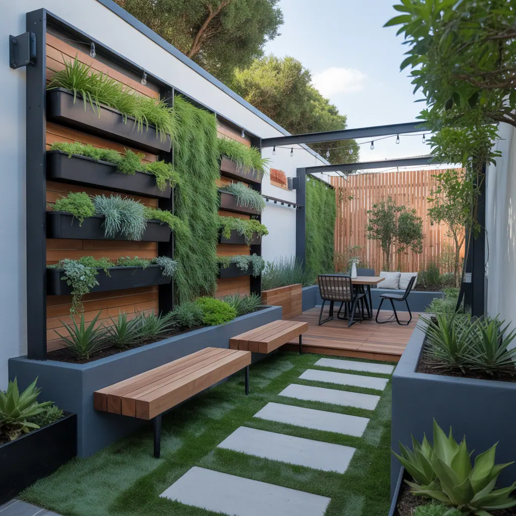 small modern outdoor gardens ideas