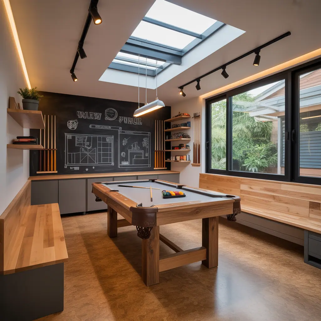 small room pool table room ideas