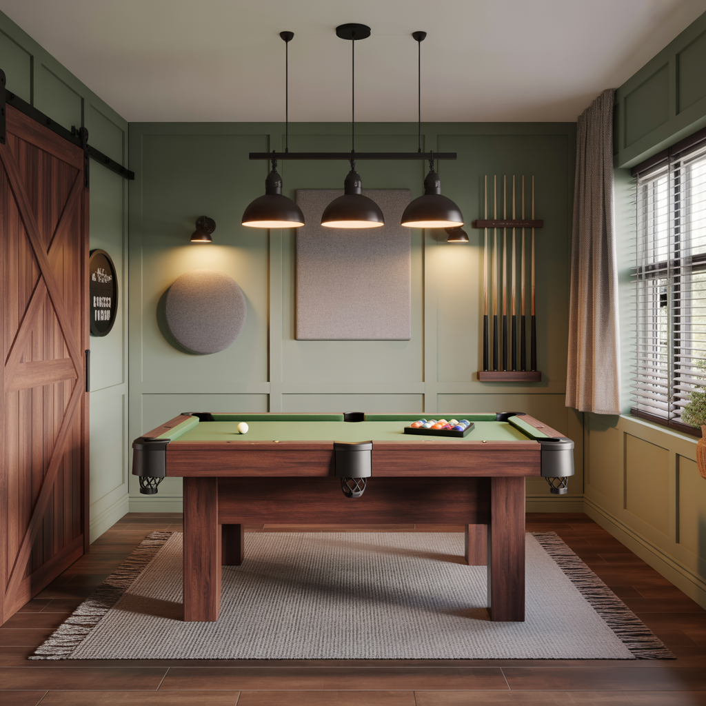 small room pool table room ideas