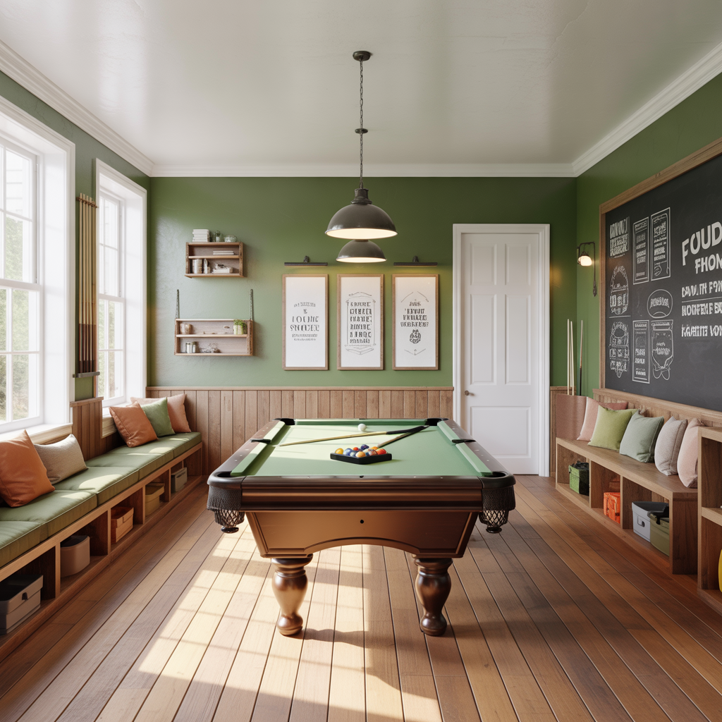small room pool table room ideas