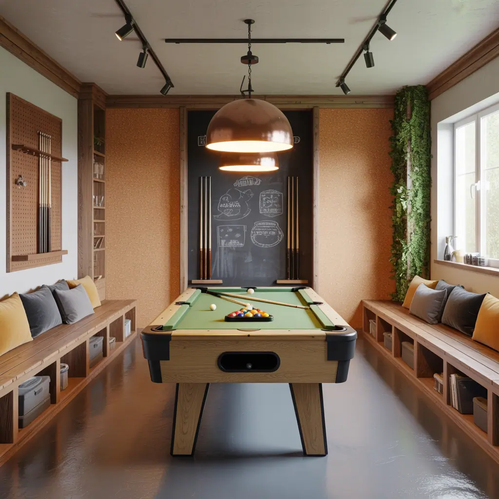 small room pool table room ideas