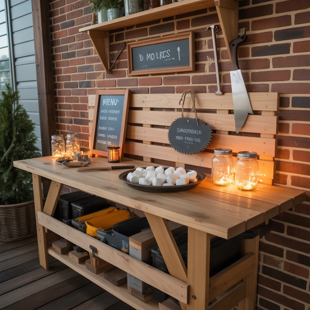 smores bar themes