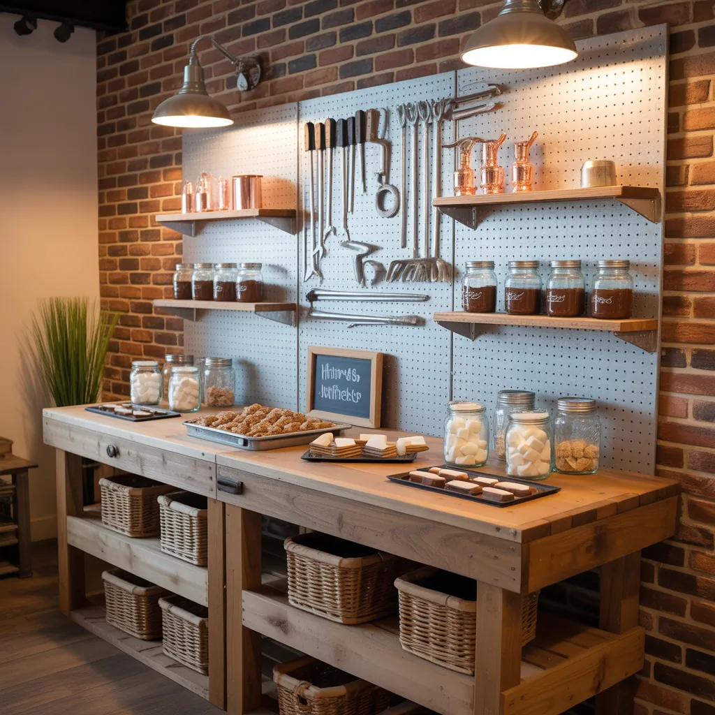 smores bar themes