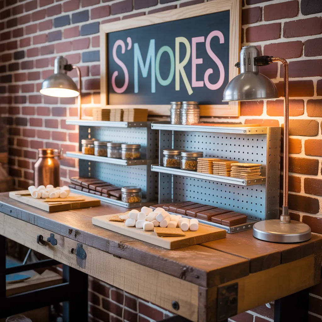 smores bar themes
