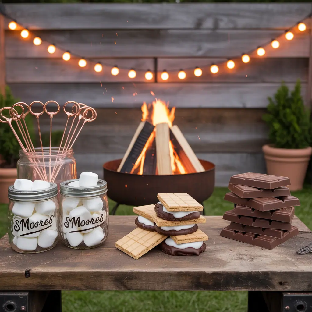 smores bar themes