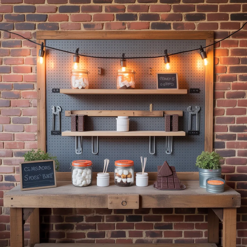 smores bar themes