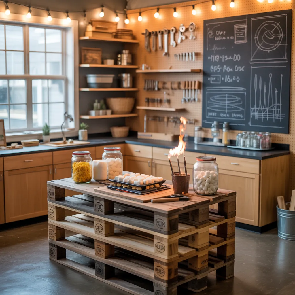 smores bar themes