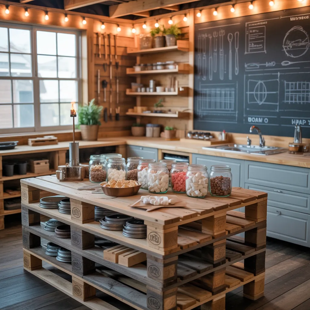 smores bar themes