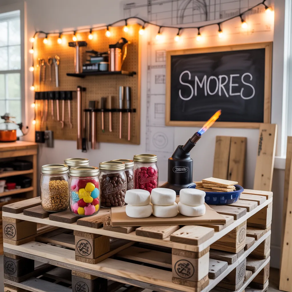 smores bar themes