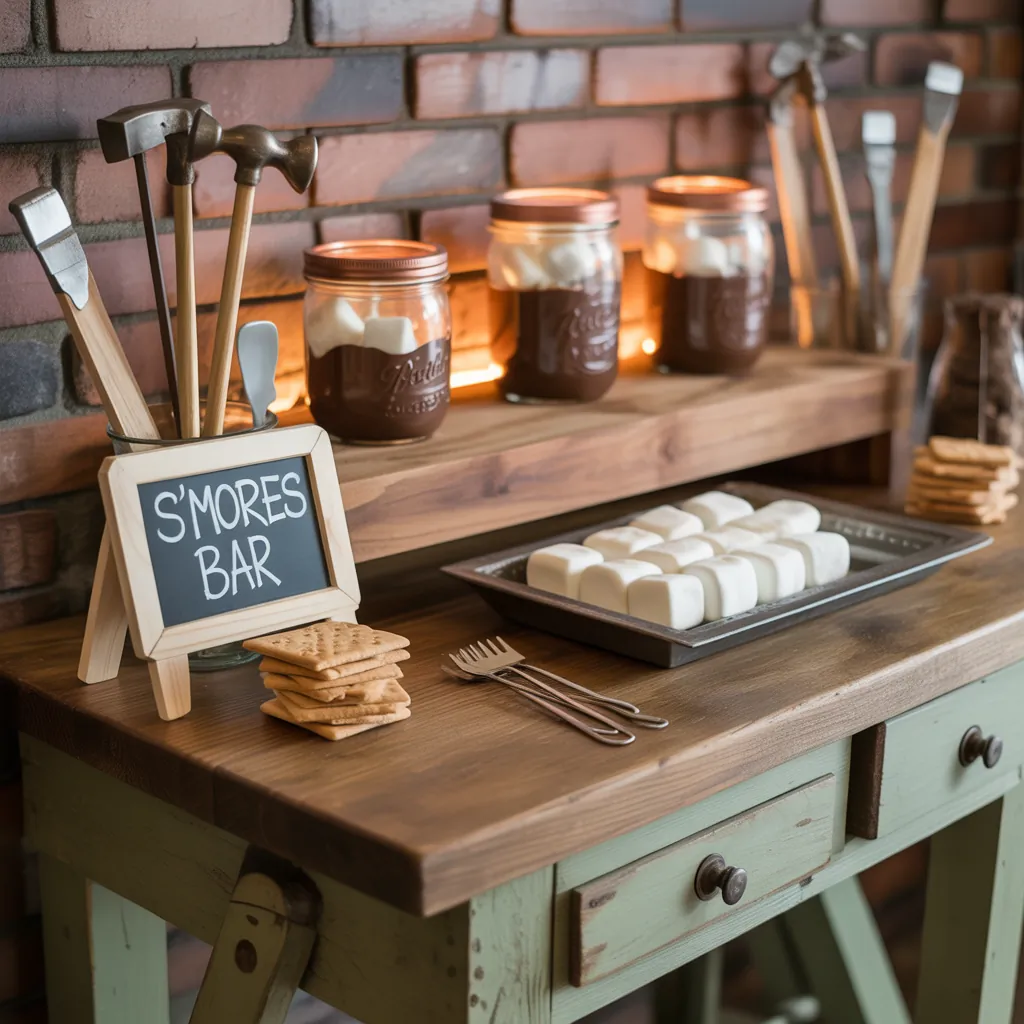 smores bar themes