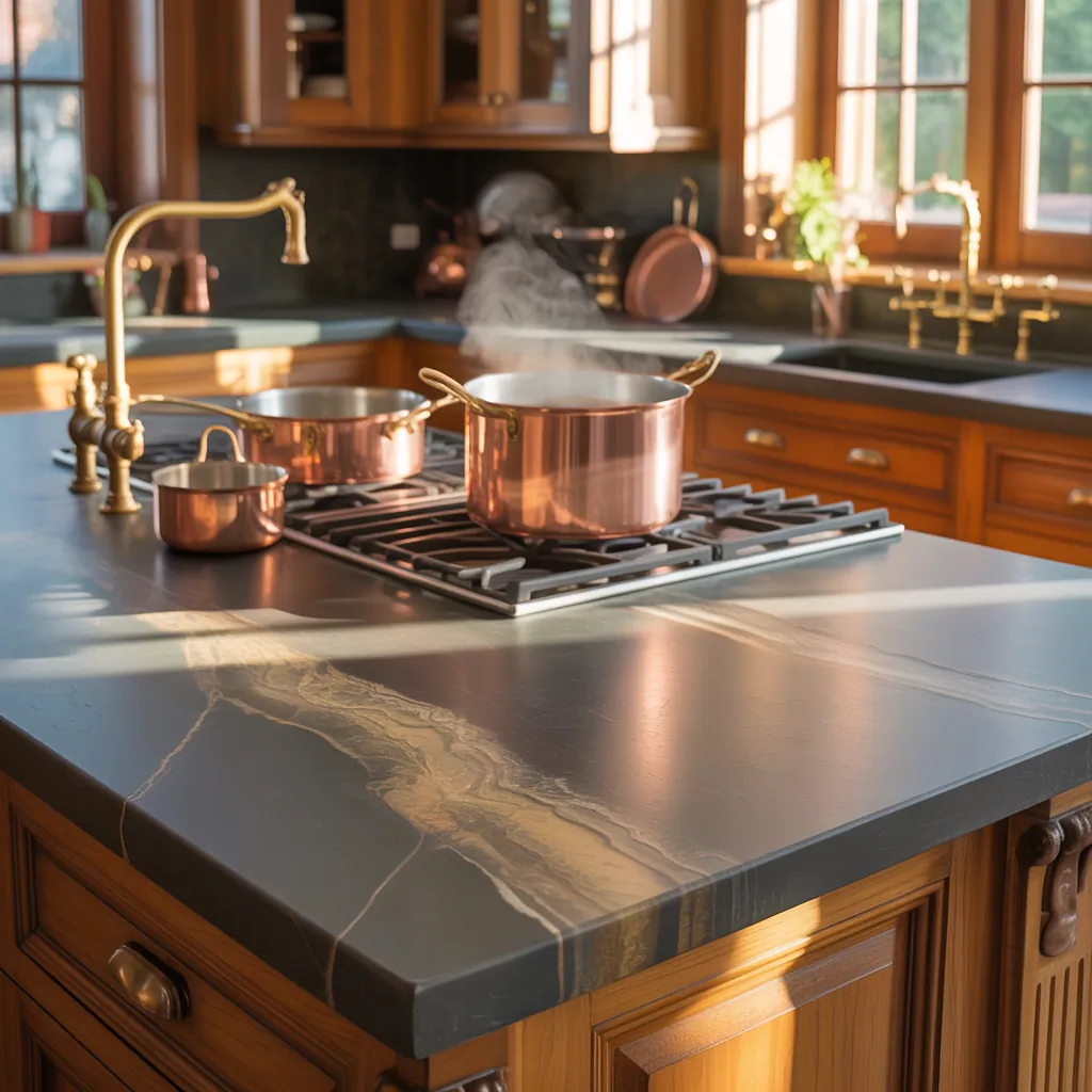soapstone countertops kitchen