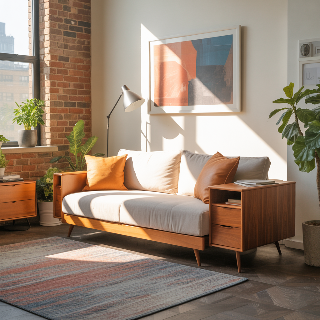 sofa bed in office ideas