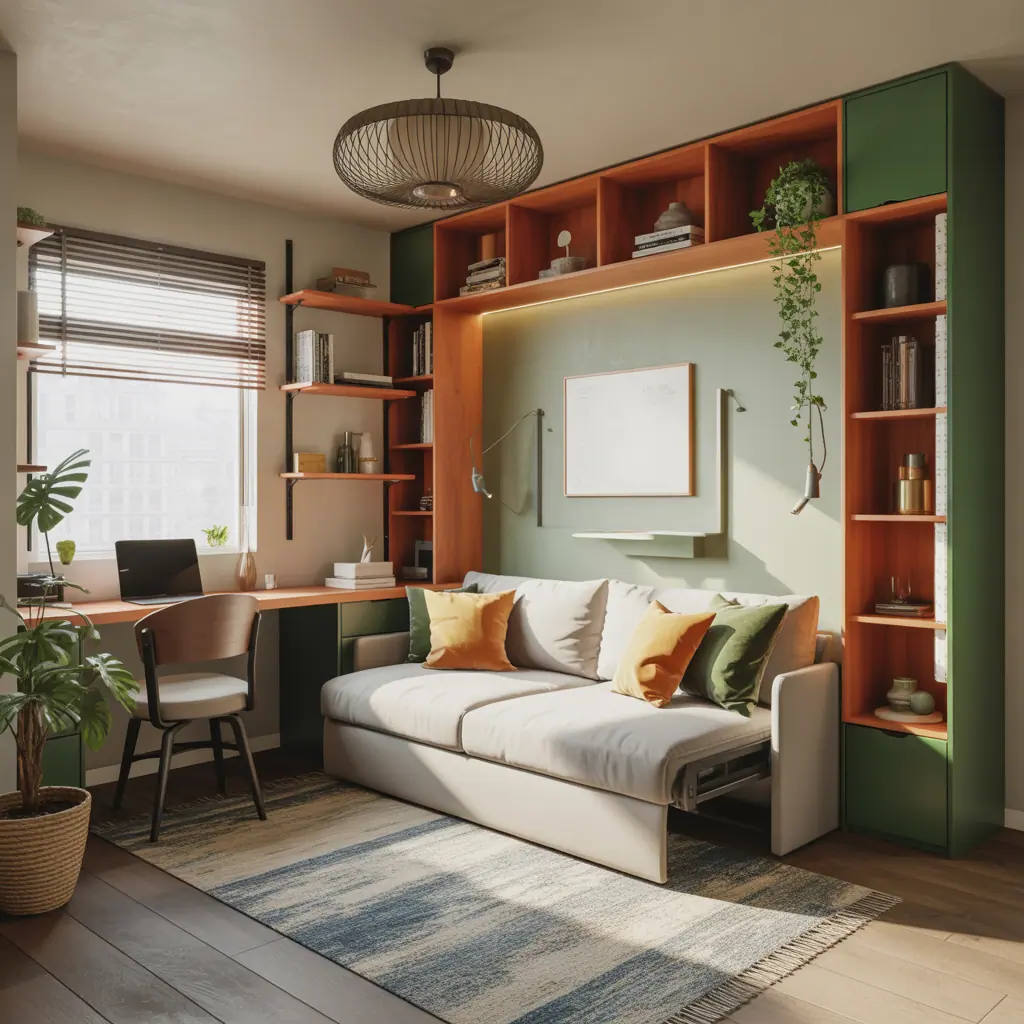 sofa bed in office ideas