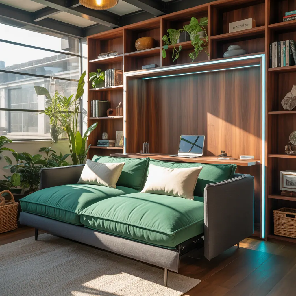 sofa bed in office ideas