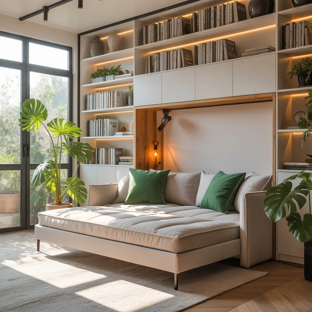 sofa bed in office ideas