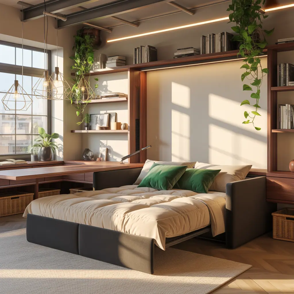 sofa bed in office ideas