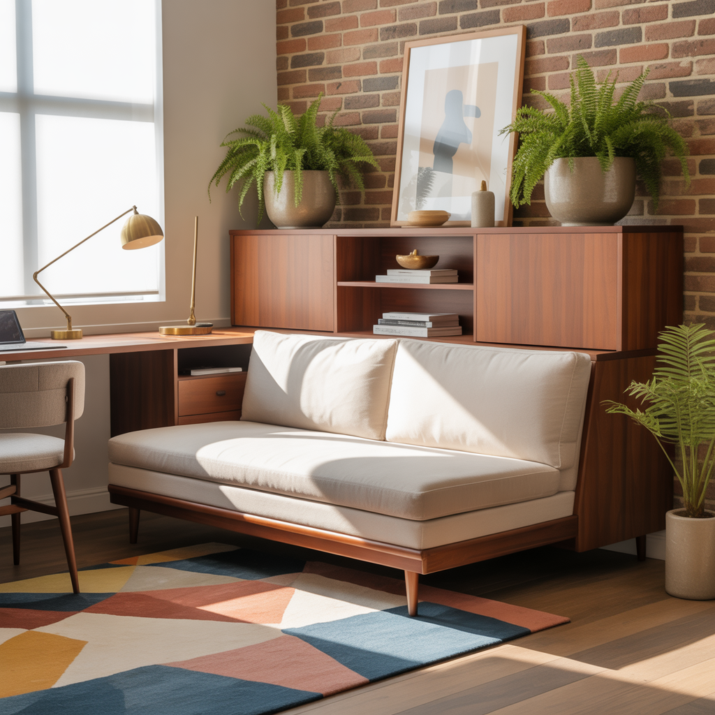 sofa bed in office ideas