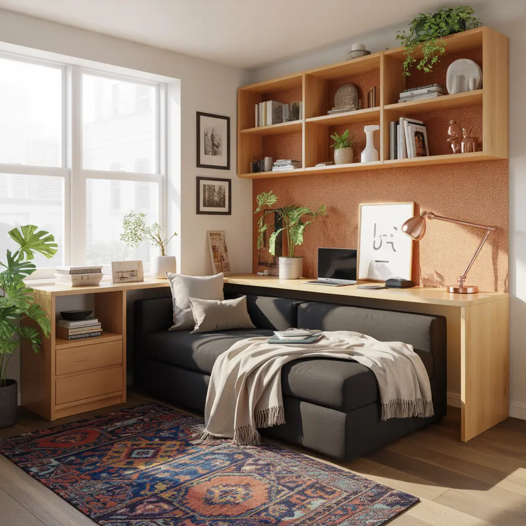 sofa bed in office ideas