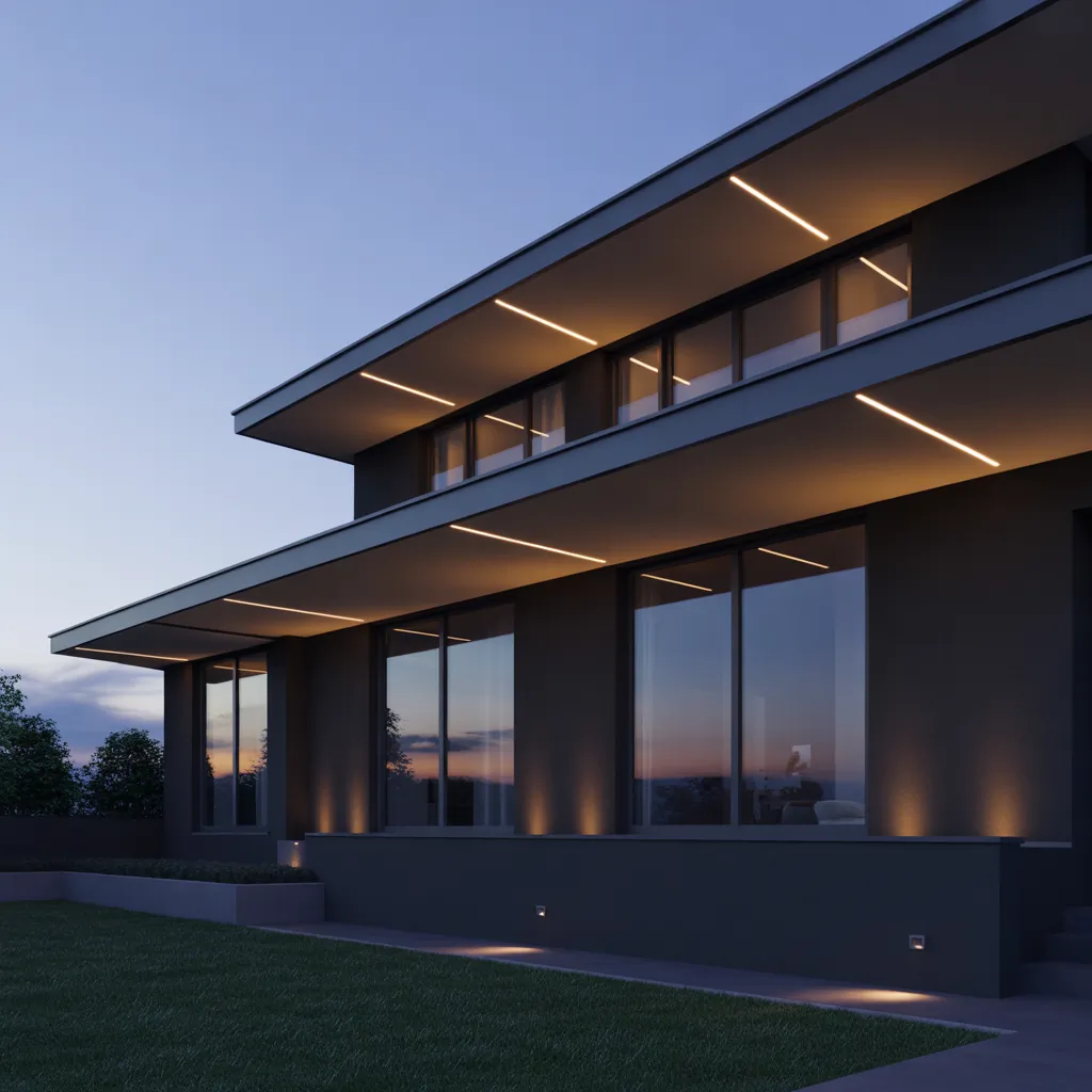 soffit lighting ideas